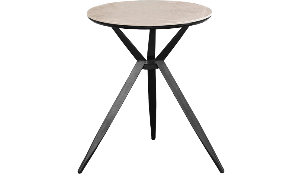 希爾頓岩板休閒圓桌