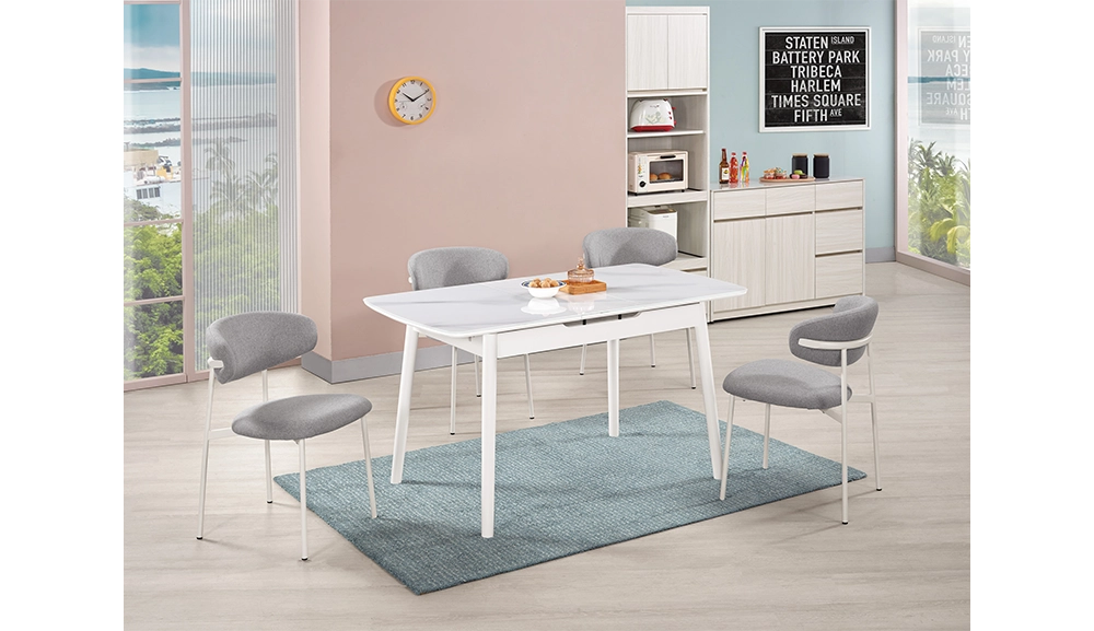 霍利斯4.6尺多功能玻璃餐桌