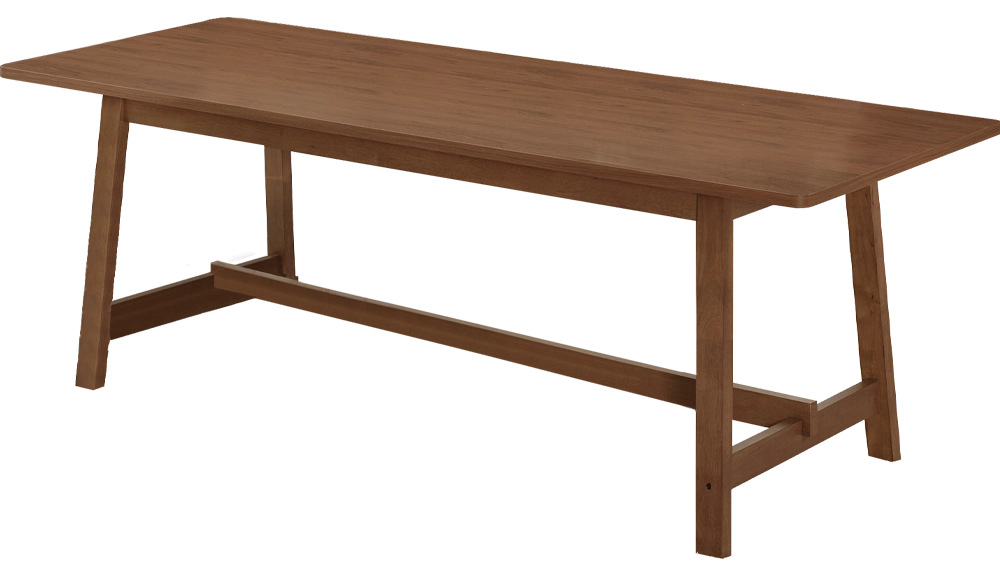 艾布納7.4尺胡桃餐桌