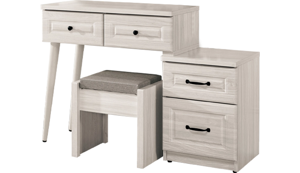 克里斯2.7尺伸縮化妝台(全組)