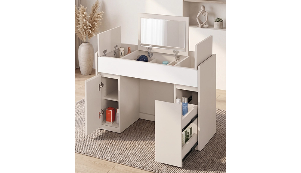 佩洛斯3.3尺掀鏡化妝台