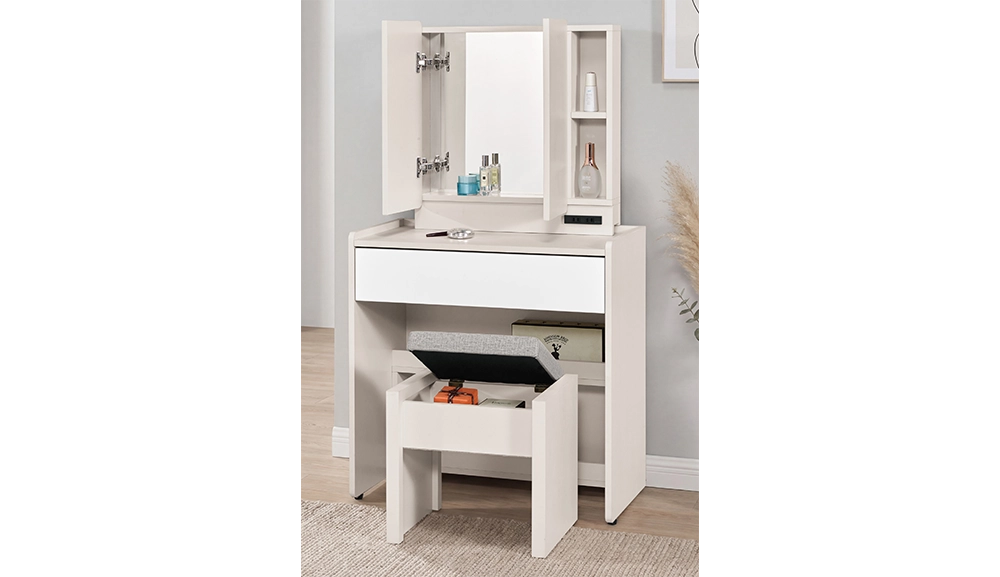 佩洛斯2.5尺化妝台(全組)