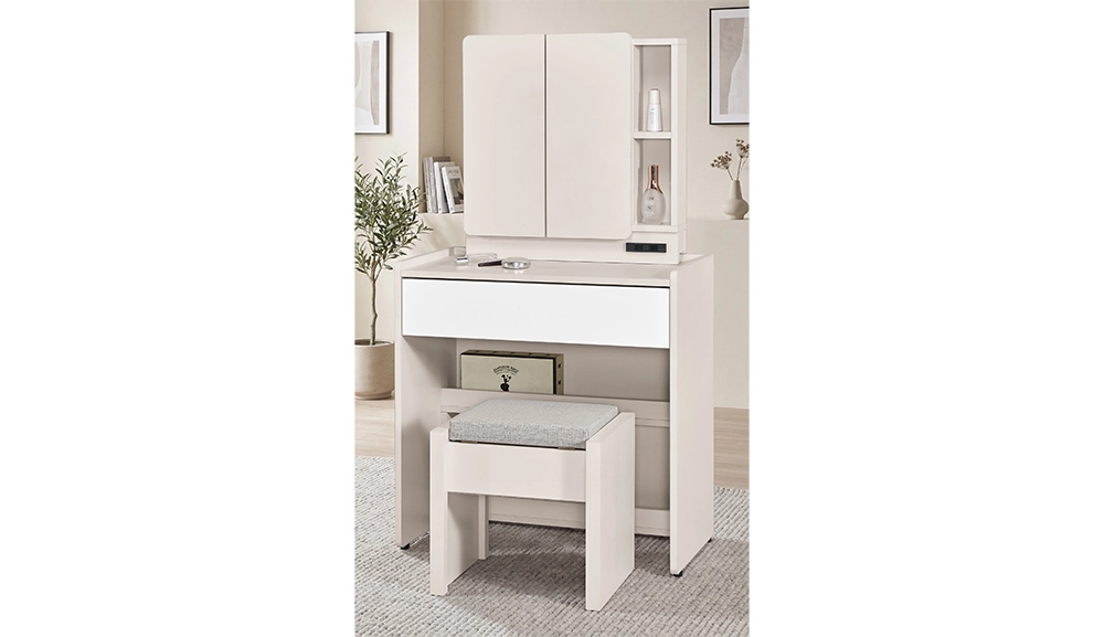 佩洛斯2.5尺化妝台(全組)