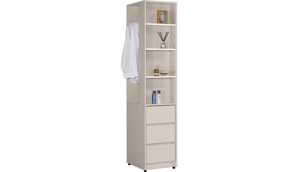 佩洛斯4尺多功能L型組合化妝台(全組)