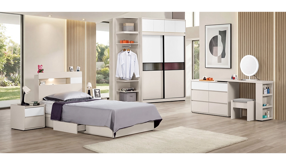 佩洛斯4尺多功能伸縮化妝台(全組)