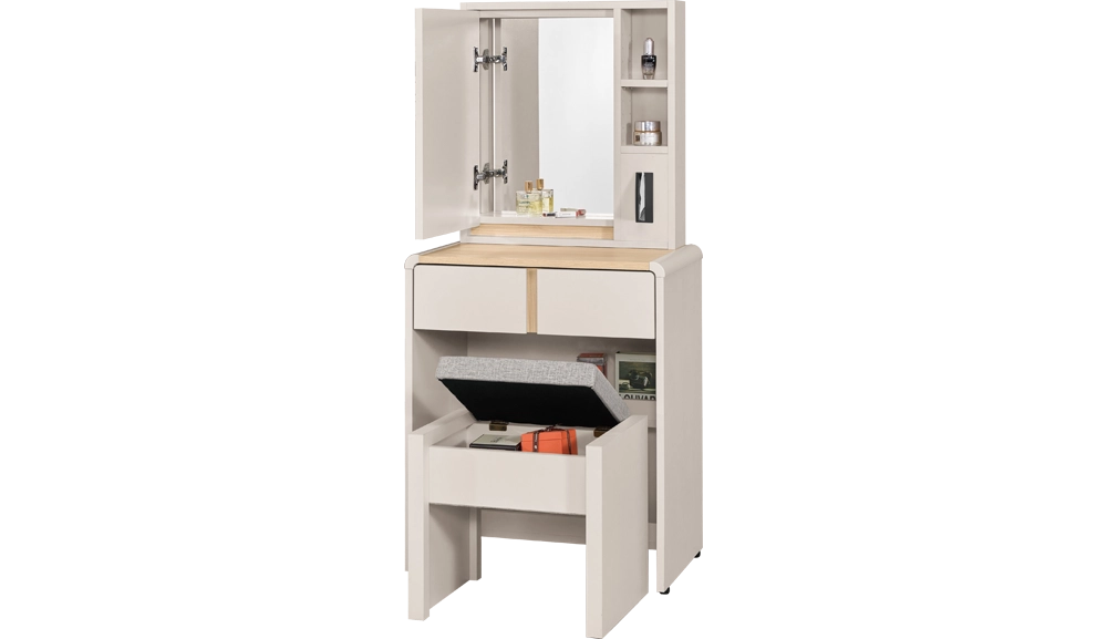 艾瑞爾2尺化妝台(全組)