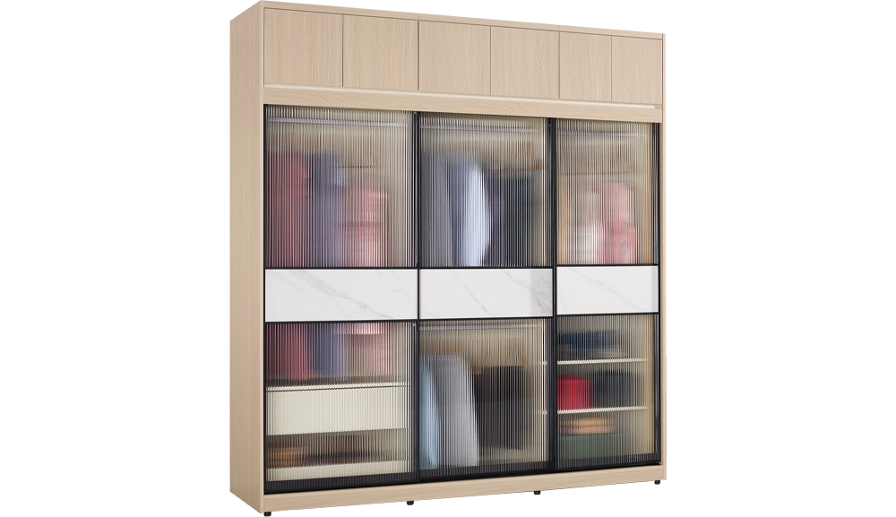 艾維斯被櫥式鋁框拉門衣櫥(全組)