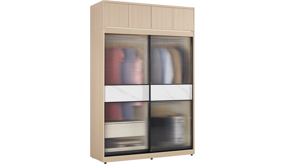 艾維斯被櫥式鋁框拉門衣櫥(全組)