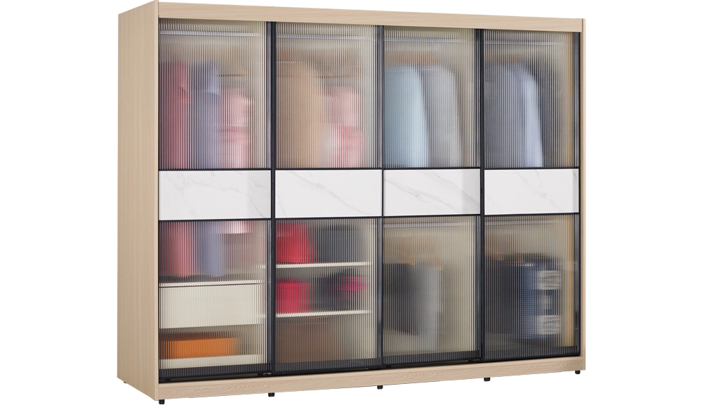 艾維斯鋁框拉門衣櫥(全組)