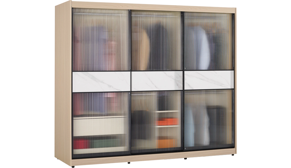 艾維斯鋁框拉門衣櫥(全組)