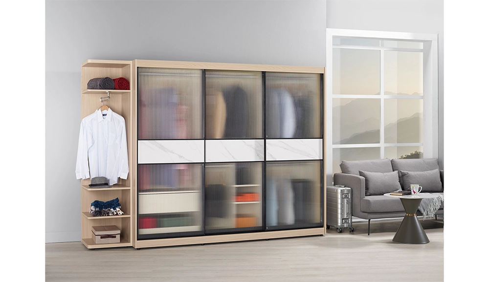 艾維斯鋁框拉門衣櫥(全組)