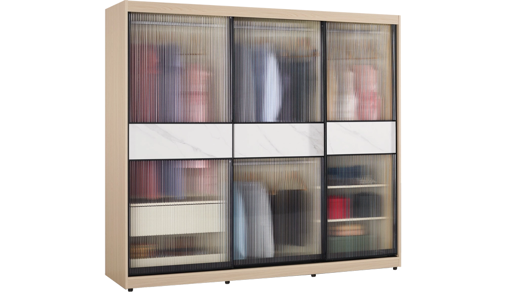 艾維斯鋁框拉門衣櫥(全組)