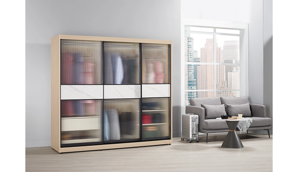 艾維斯鋁框拉門衣櫥(全組)