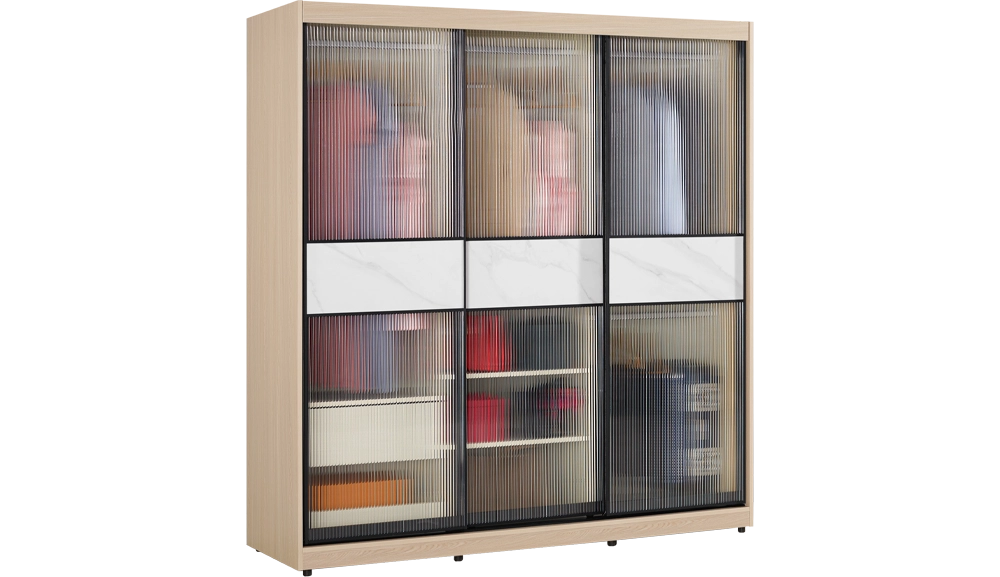 艾維斯鋁框拉門衣櫥(全組)