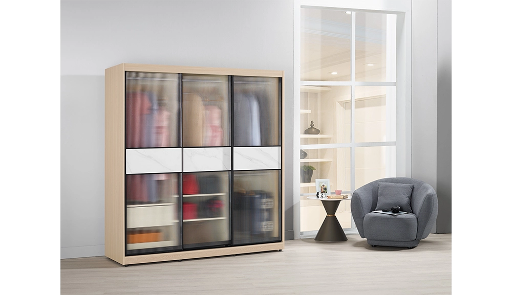 艾維斯鋁框拉門衣櫥(全組)