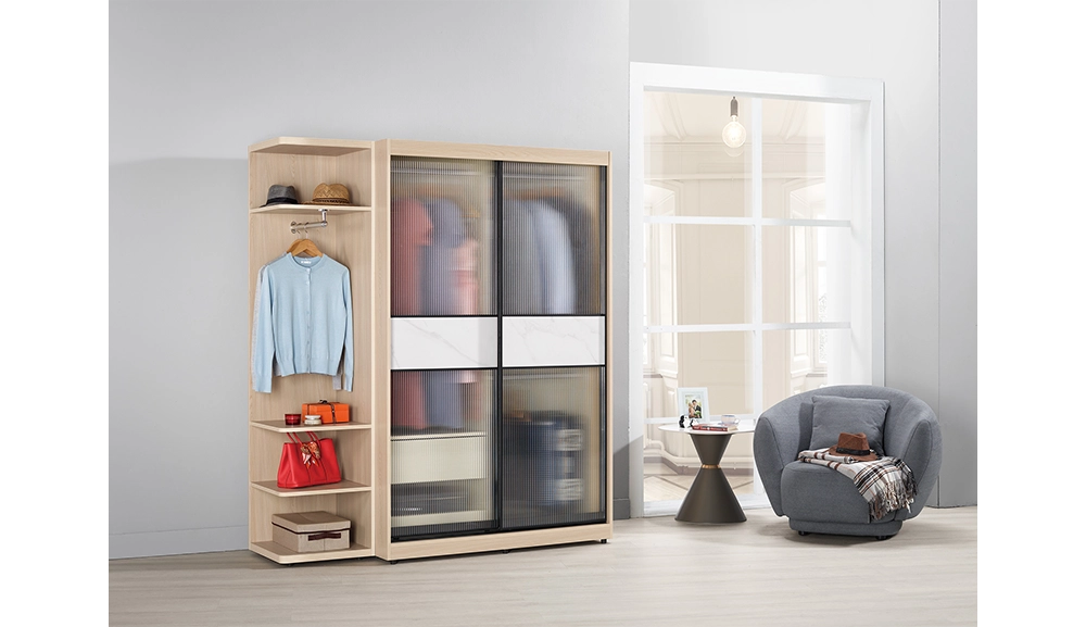 艾維斯鋁框拉門衣櫥(全組)