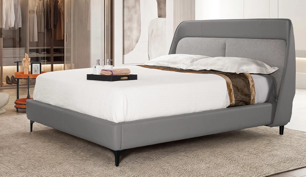 法蘭西斯雙人床(皮)