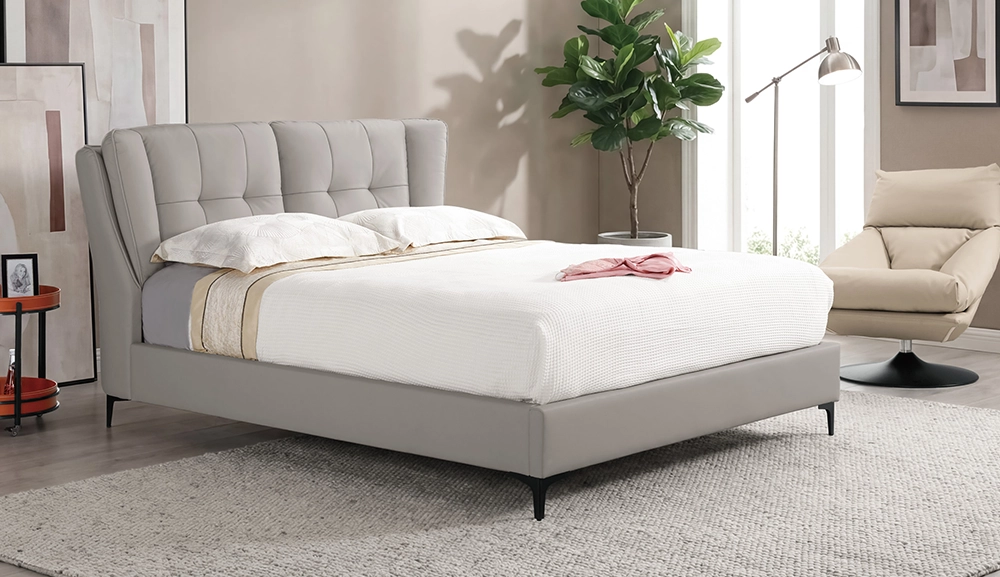 愛德格雙人床(皮)