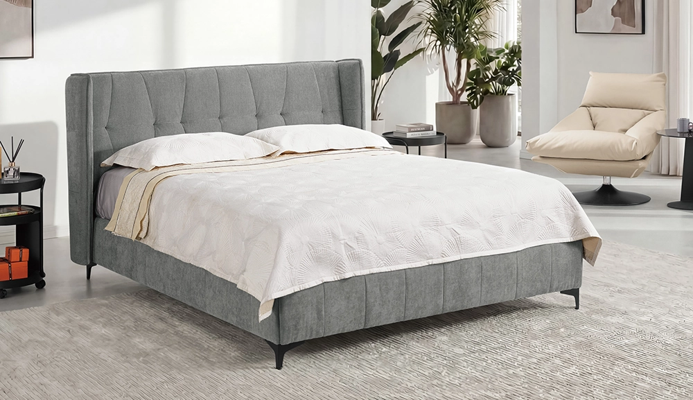 威廉雙人床(布)