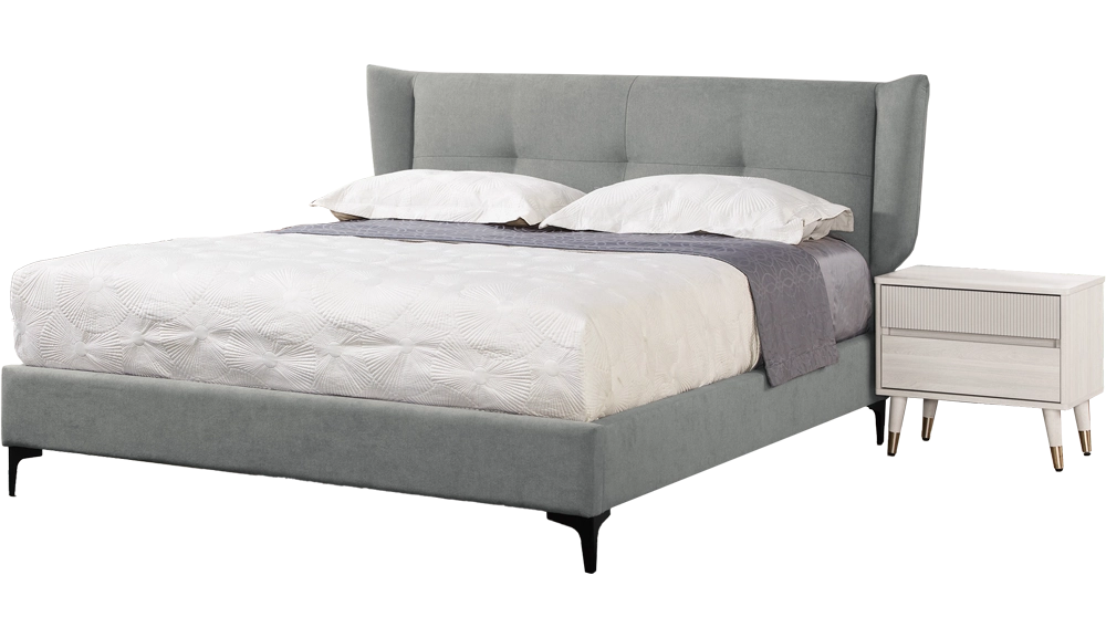 雪麗雅雙人床(布)