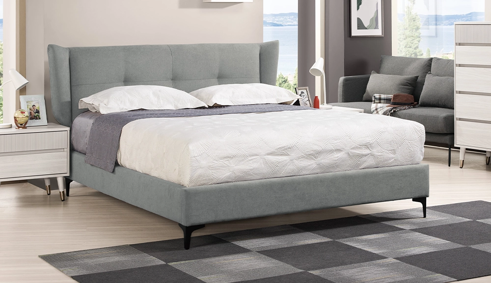 雪麗雅雙人床(布)