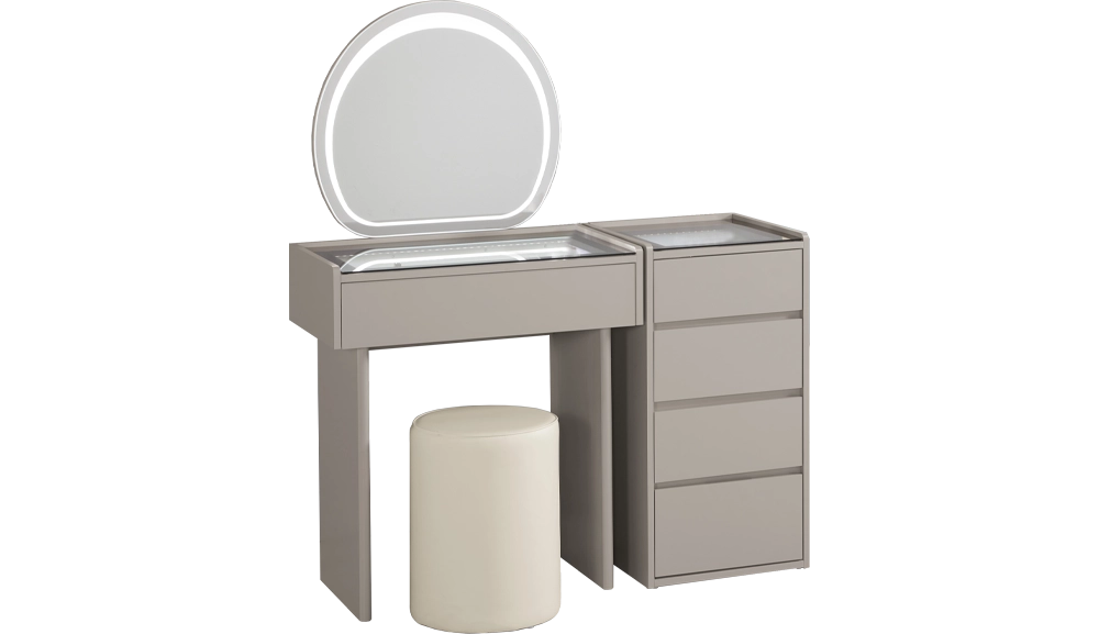 艾曼達3.7尺化妝台(全組)