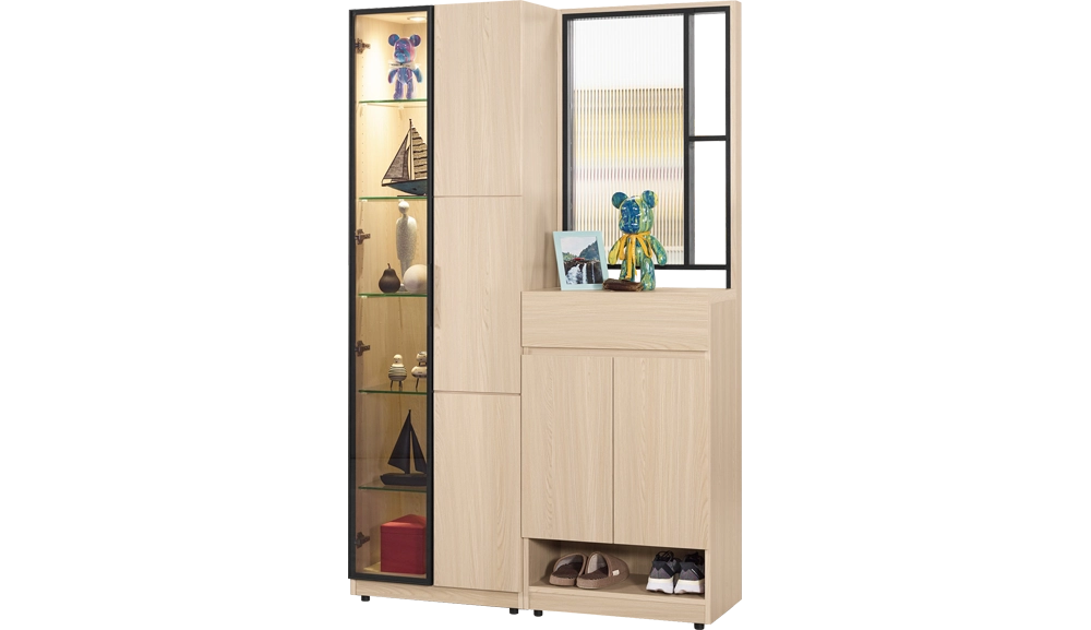 艾維斯4尺玄關屏風鞋櫃組