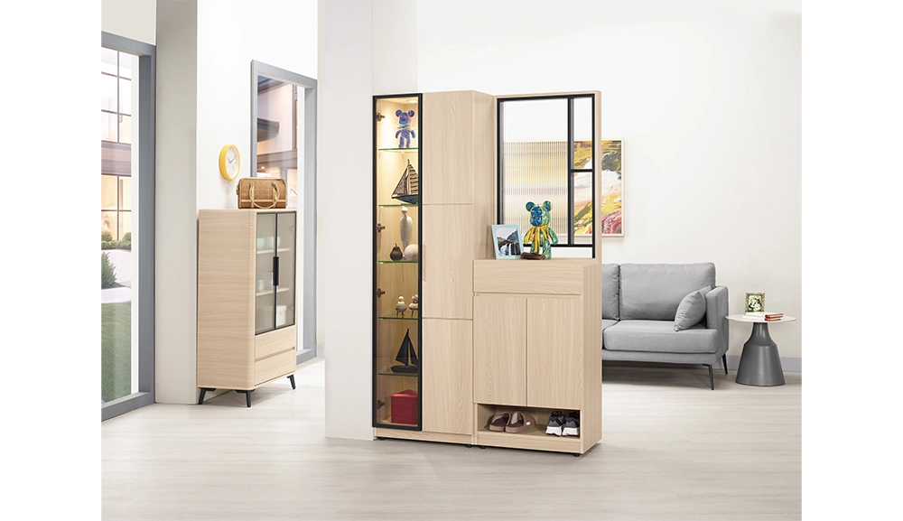 艾維斯4尺玄關屏風鞋櫃組