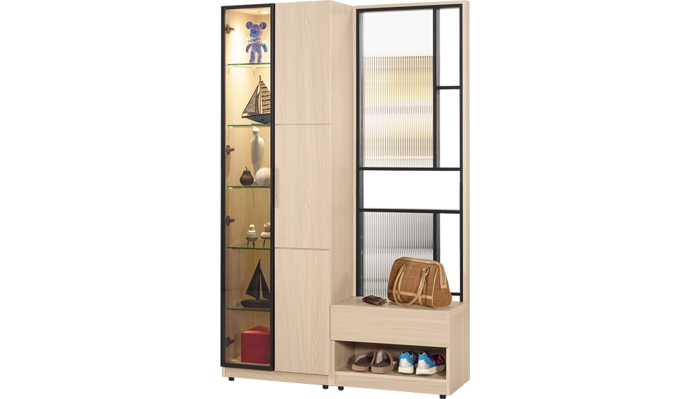 艾維斯4尺玄關屏風鞋櫃組