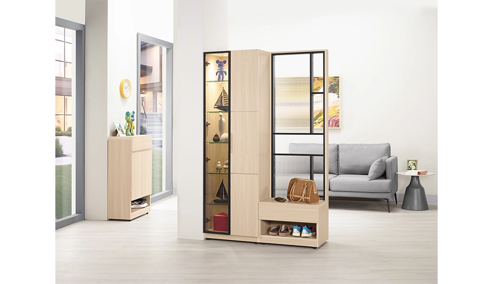 艾維斯4尺玄關屏風鞋櫃組