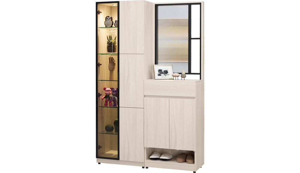 里斯特4尺玄關屏風鞋櫃組