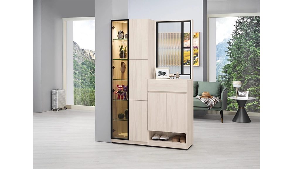 里斯特4尺玄關屏風鞋櫃組