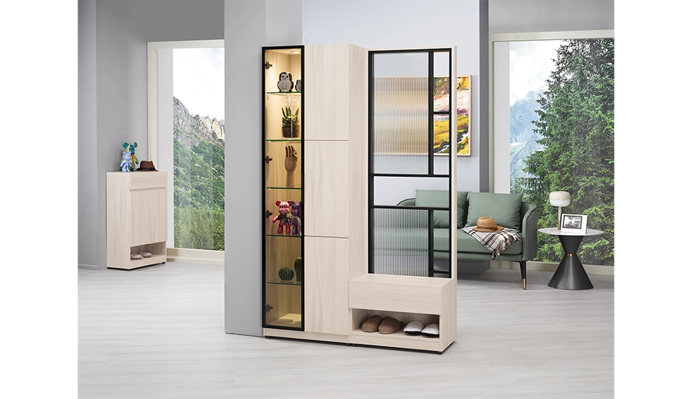 里斯特4尺玄關屏風鞋櫃組