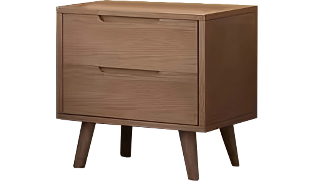 A06橡膠木實木床頭櫃