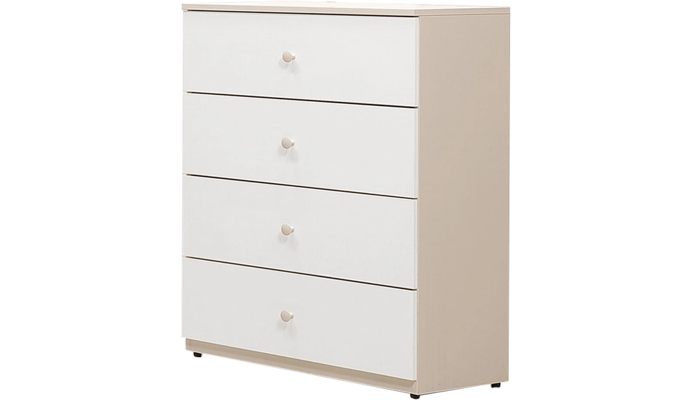 妮娜奶油風奶茶色四斗櫃