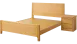 波爾檜木色床架