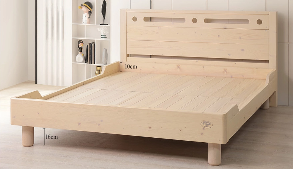 亞力斯洗白實木床組