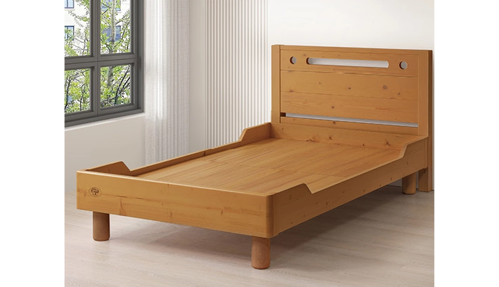 亞力斯柚木色實木床組