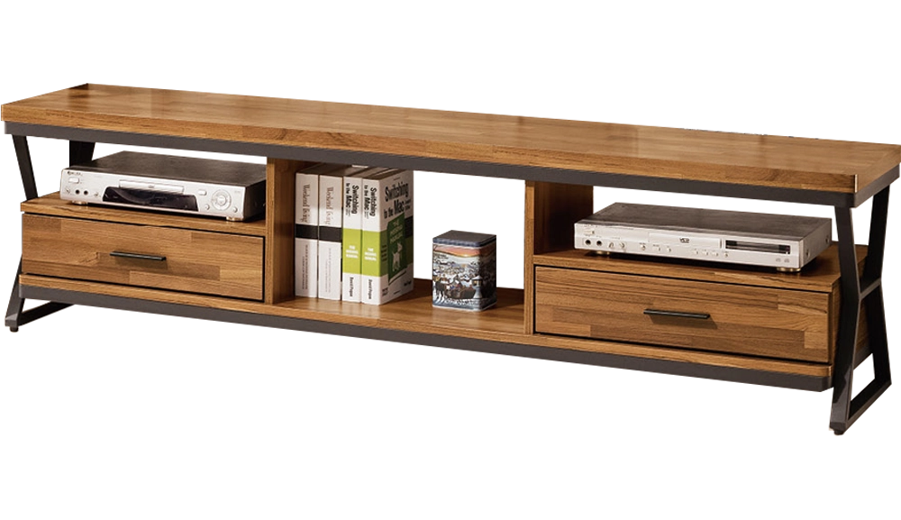 柚木工業風電視櫃組