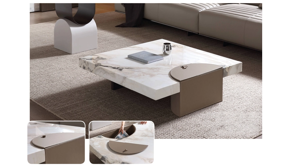 1087畢加索石面大茶几