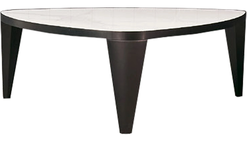 922C2雪山白岩板三角形大茶几