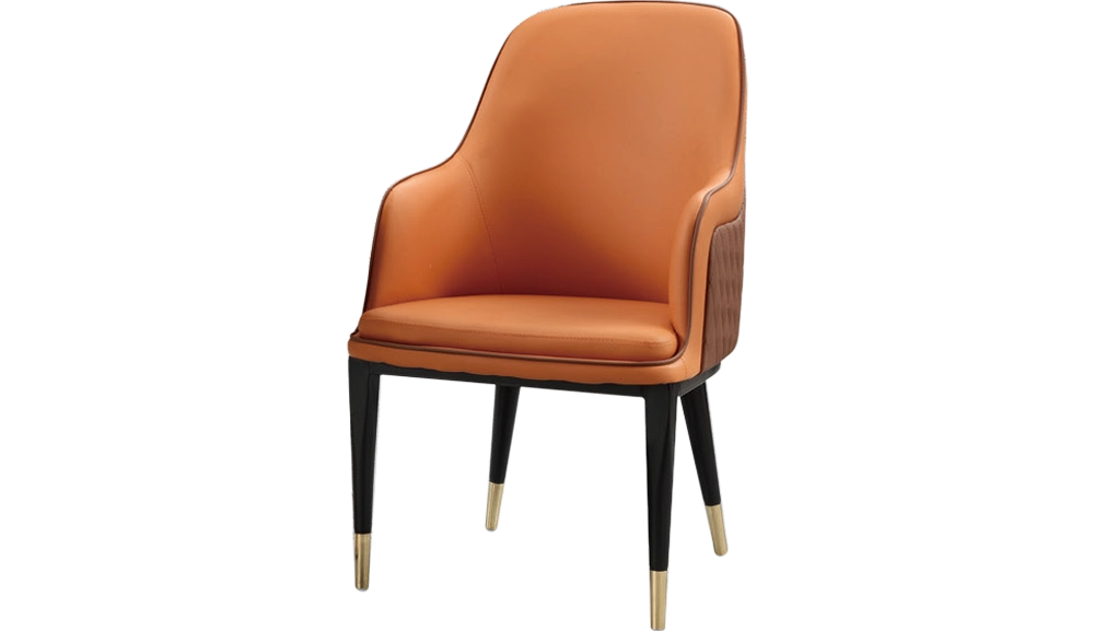 942賓利皮藝餐椅