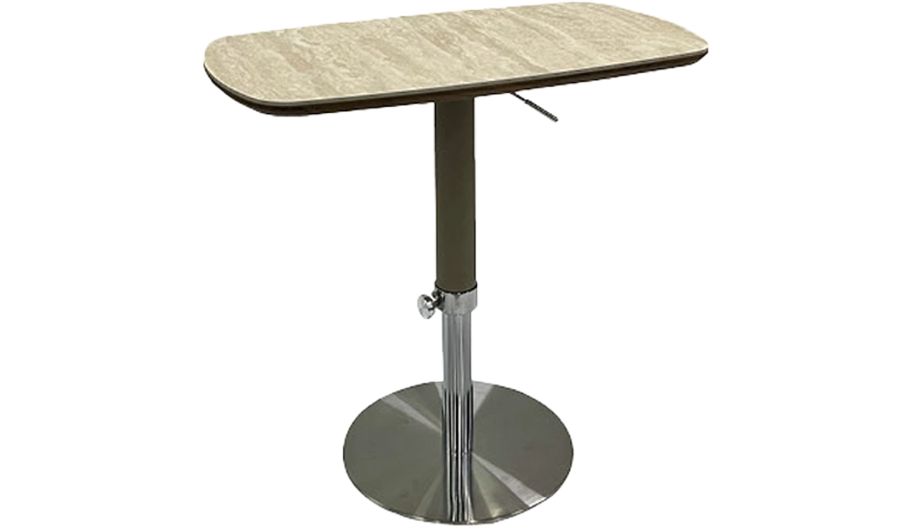 011馬鞍皮升降小茶几(橙色)