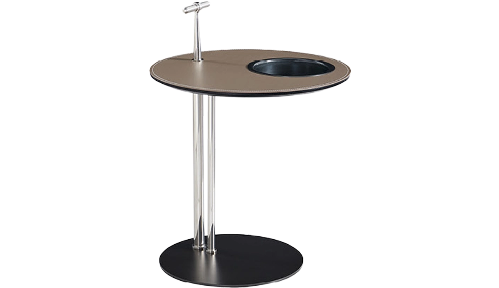 036馬鞍皮小茶几(灰色)