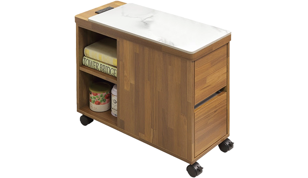 岩板活動沙發邊櫃