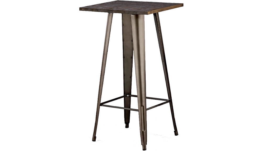 銹色老榆木板面吧台