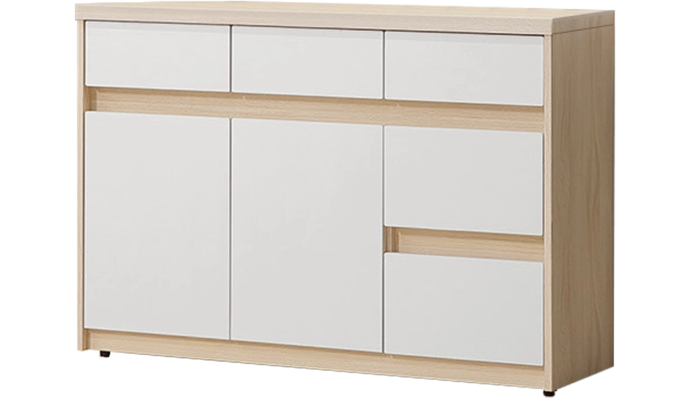 白原木雙色餐櫃(全組)