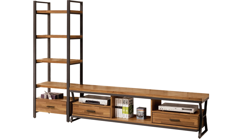 柚木工業風電視櫃組