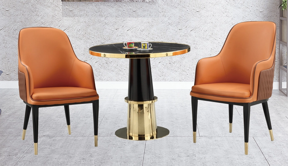 942賓利皮藝餐椅