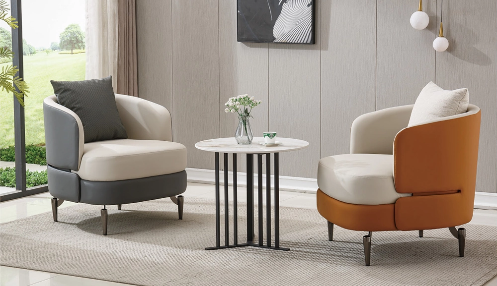 25802皮藝洽談椅